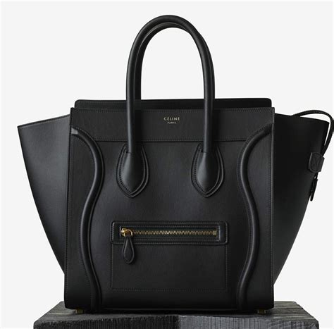 celine mini luggage size